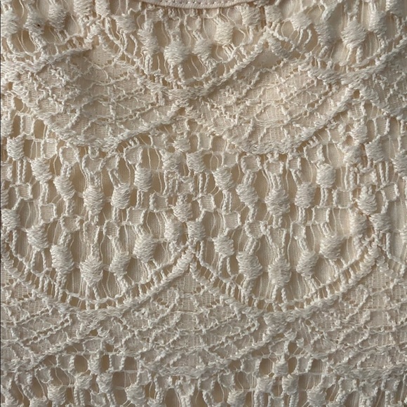 Madewell Cream Lace Tank Top size Medium - Picture 6 of 8